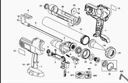 DeWalt DC547K spare parts
