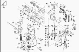 Black & Decker KD1001K ROTARY HAMMER spare parts