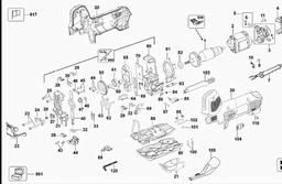 DeWalt DW343K spare parts