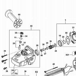 DeWalt D28401 spare parts
