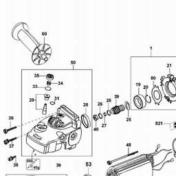 DeWalt D28410 spare parts