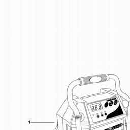 Black & Decker BDV1084 BATTERY CHARGER spare parts
