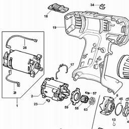 DeWalt DW997K spare parts