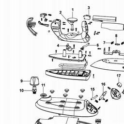 Black & Decker BR950 IRON BOILER/BASE spare parts