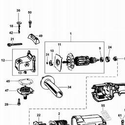 DeWalt DW849 spare parts