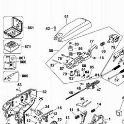 DeWalt DC608 spare parts