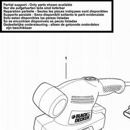 Black & Decker KA300 SANDER spare parts