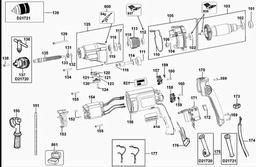 DeWalt D21721 spare parts
