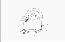 Black & Decker DK25 KETTLE spare parts