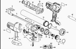 DeWalt DC547 spare parts