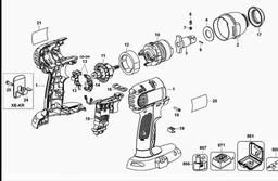 DeWalt DC840 spare parts
