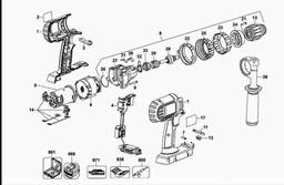 DeWalt DC910KL spare parts