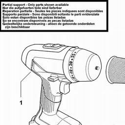 Black & Decker VPX1222 HAMMER DRILL spare parts