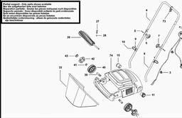 Black & Decker GD300 LAWNRAKER spare parts