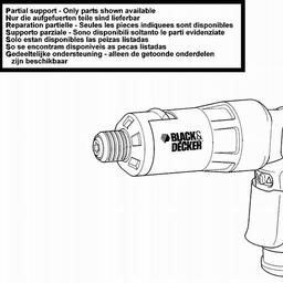 Black & Decker HP362 CORDLESS SCREWDRIVER spare parts