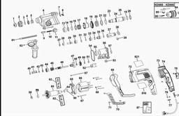 Black & Decker KD990 ROTARY HAMMER spare parts