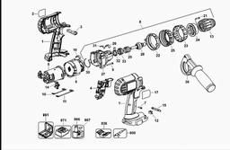 DeWalt DC927K spare parts