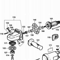 DeWalt DW831 spare parts