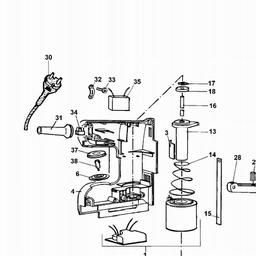 Black & Decker KX418E TACKER spare parts