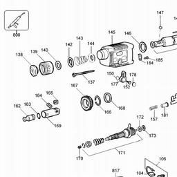 DeWalt D25003K spare parts