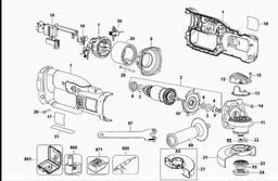DeWalt DC411 spare parts