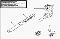Black & Decker GW180 POWERBRUSH spare parts