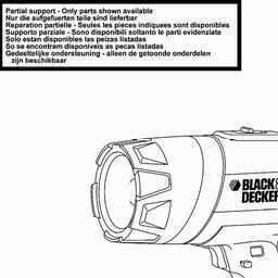 Black & Decker BDSL411 TORCH spare parts