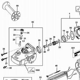 DeWalt D28423 spare parts