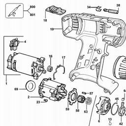 DeWalt DW912K2 spare parts