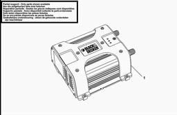 Black & Decker BDPC750 POWER INVERTER spare parts