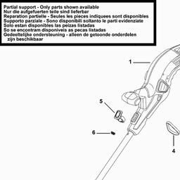 Black & Decker GL710 STRING TRIMMER spare parts