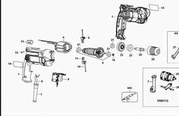 DeWalt DWD112 spare parts