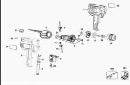 DeWalt DWD115KS spare parts
