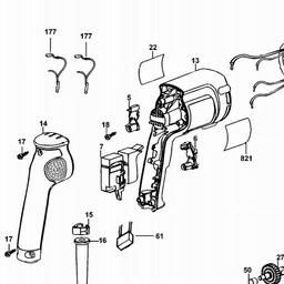 DeWalt DW263K spare parts