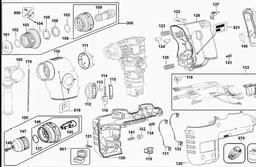 DeWalt DC234K spare parts