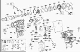 DeWalt DC232K spare parts