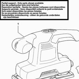 Black & Decker KA310 ORBITAL SANDER spare parts