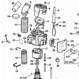 DeWalt DW621 spare parts