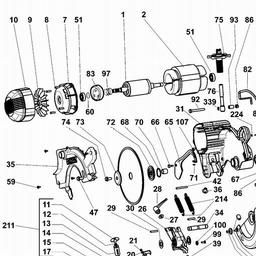 DeWalt DW743 spare parts