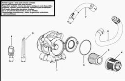 Black & Decker PAD1200 CAR VAC spare parts