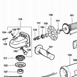 DeWalt DW840 spare parts