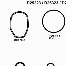 DeWalt D25223K spare parts