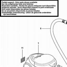 Black & Decker VB2010P VACUUM CLEANER spare parts