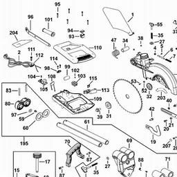 Black & Decker SMS216 MITRE SAW spare parts