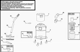 Black & Decker WBV1400 VACUUM CLEANER spare parts