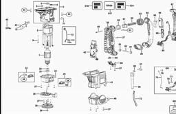 DeWalt D25602K spare parts