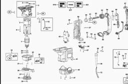 DeWalt D25601K spare parts