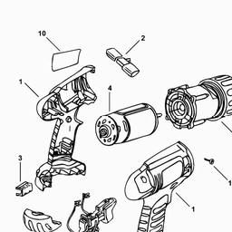 Black & Decker CD12C CORDLESS DRILL spare parts