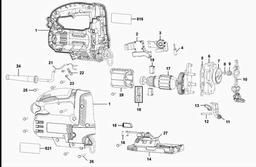Black & Decker KS600G JIGSAW spare parts