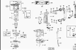 DeWalt D25831K spare parts